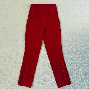 lululemon athletica High-Rise Red Leggings